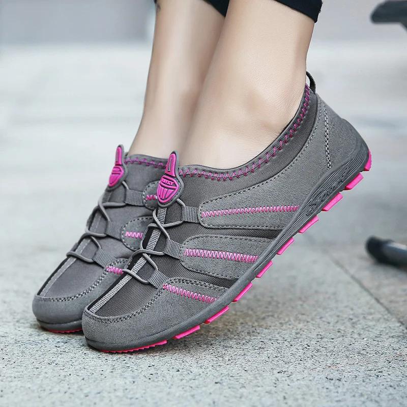 Fashion Comemore 2024 Women Shoes Mesh Breathable Sneakers Women Casual Shoes Fashion Ladies Shoe Slip-On Outdoor Falts Chaussures Femme