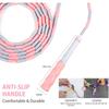 Soft Beaded Jump Rope Non-Slip Handle izable Fit Tangle-Free Segmented Fitness Skipping Rope Keeping Fit Training Playing
