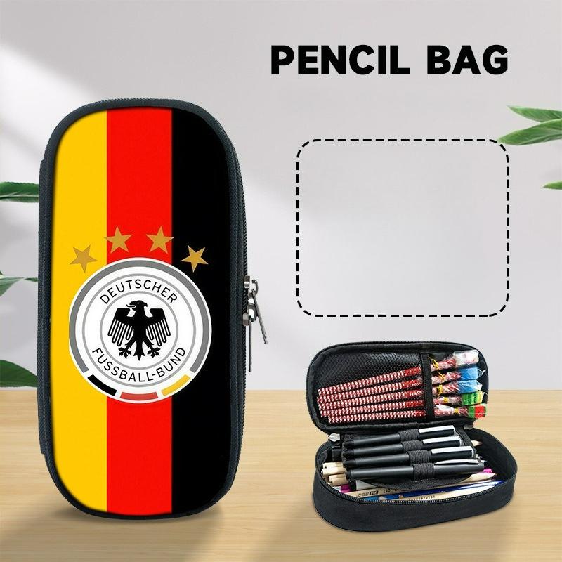 2026 Fußball-Weltmeisterschaft Zubehör Federmäppchen Große Kapazität Schüler-Schreibwarentasche Grundschule Leicht Jungen Federmäppchen