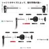 Gomexus F38 Reel Handle Knob Forged Carbon Round Knob 38mm Daiwa Type S Shimano Type A Handle Replacement Spinning Reel Bait Reel Compatible with Sea