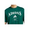 Adidas Tennis SS25 Heritage Comfortable Soft Dry Breathable Sports Short Sleeve T-Shirt Unisex Tops Green JV7012