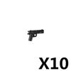 Militärwaffen MOC Bausteine Figuren Soldat US Sowjetischer Gewehr Mini-Kanone Raketenwerfer MG42 RPG Kugel Spielzeug Geschenk K022