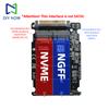 M.2 NVMe To U.2 SFF-8639 Adapter Aluminum Enclosure PCIe 32Gbps SSD Converter for Server NAS Windows Linux Plug and Play