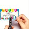 50pcs/pack Colorful Behavior Reward Punch Cards Educational Vibrant Punch Cards  Classroom
