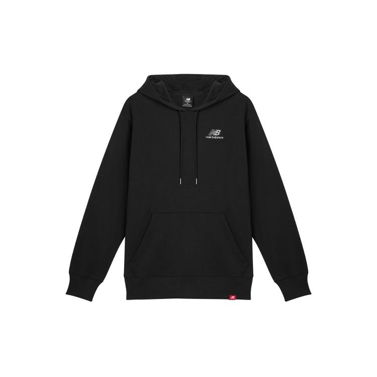 New Balance Embroidered Logo Sports Pullover Autumn Black Men s AMT11550-BK XL