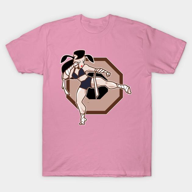 T Shirt Women Muay Thai Female Fighter Harajuku Print Kawaii Tshirt Summer Short Sleeve Female T-Shirt Top Tee