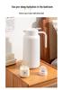 Large Capacity Glass Liner Thermos Flask - Insulated Hot Water Bottle for Home and Office