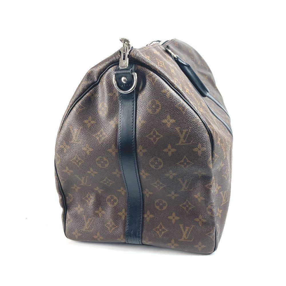 Louis Vuitton M56714 MonogramMacassar KeepallBandouliere55 Hand Bag Duffle Bag