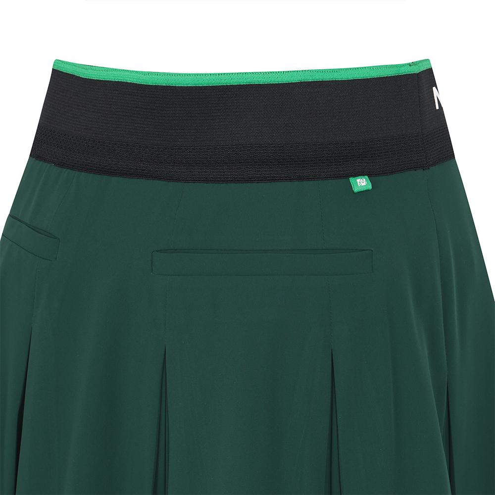 MALBON GOLF Performance Wide Pleated Skirt Green (Woman)