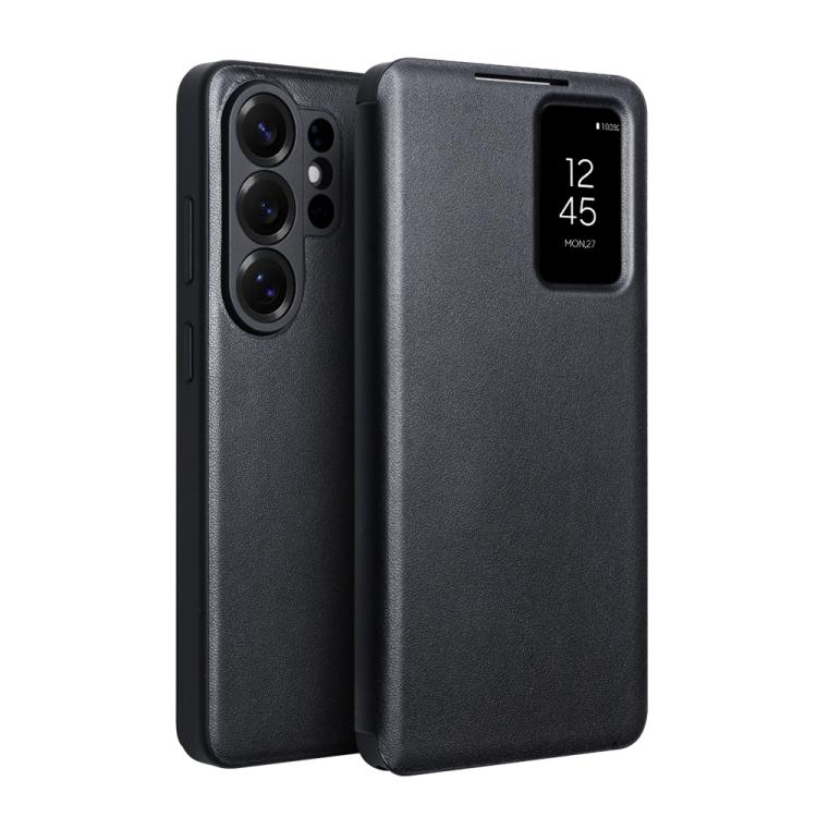 QIALINO Magnetische Echte Leder Smart Sleep-Wake Handyhülle für Samsung Galaxy S26+ 5G
