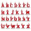 26 Letters Christmas Pendant Alphabet Ornaments Xmas Tree Hanging Decor 2026 Home Party Navidad New Gift Accessory