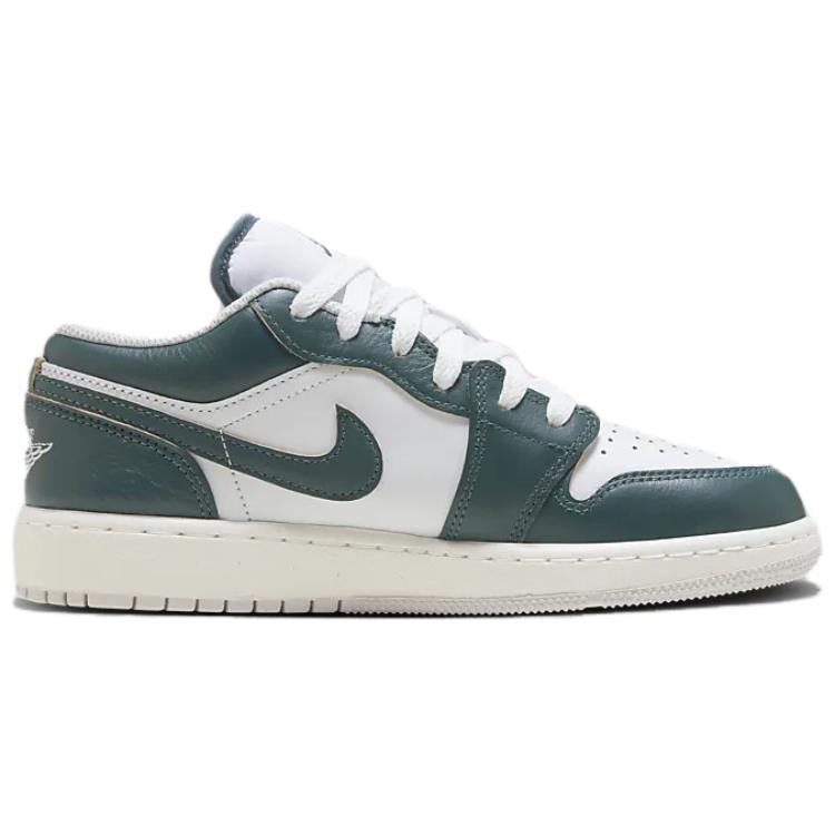 Air Jordan 1 Low SE GS "Oxidized Green/White/Sail/Neutral Grey" FQ8041-300