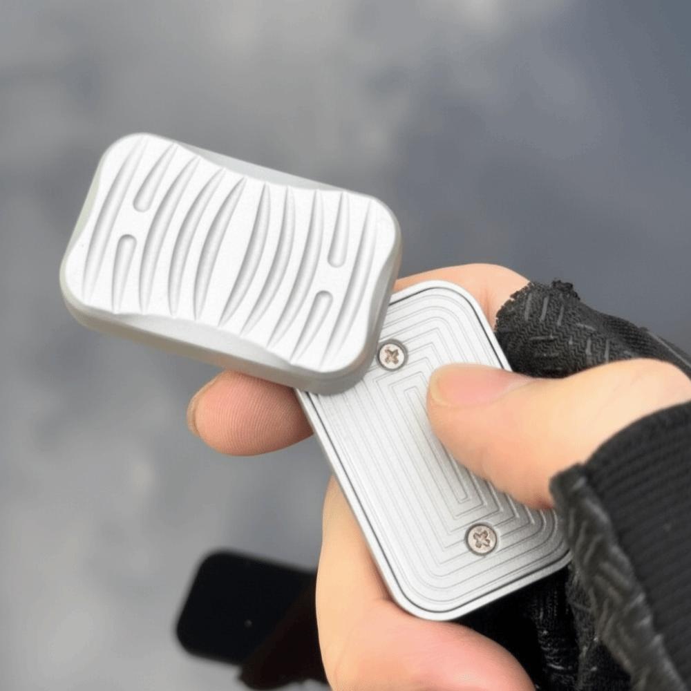 Magnetic Mechanism Magnetic Push Card Metal Construction Fingertip Pushing Plate  Anxiety Relief
