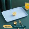 Nordic Style Rectangular Plastic Serving Tray