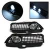A03E-Car Bumper LED Fog Light Lamp Grille Cover Protect Accessories Parts Or VW MK3 Golf Jetta 1992 1993 1994 1995 1996 1997 199