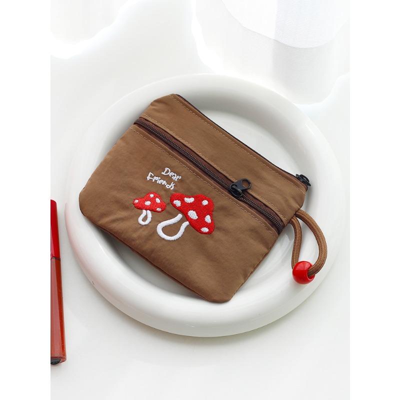 Japanese Cute Multi-layer Small Wallet Simple New Retro Mini Small Bag Coin Purse Card Case Key