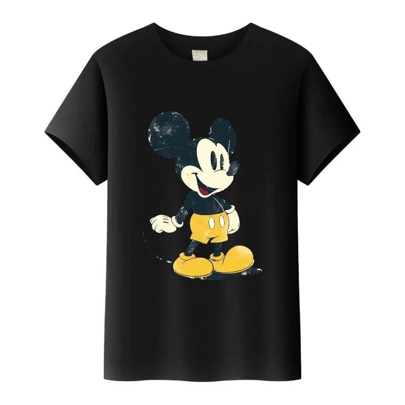 2026 New Fashionable and Cool Parent-Child Outfit Children’s Mickey Print T-Shirt