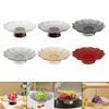 Elegant Table Fruit Bowls PET Footed Tray Decorative Vegetable Holder Organizer for Snacks and Sweets