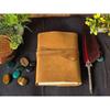 Genuine Leather Notebook, Nature Cowhide, Diary Journal, Grimoire Vintage
