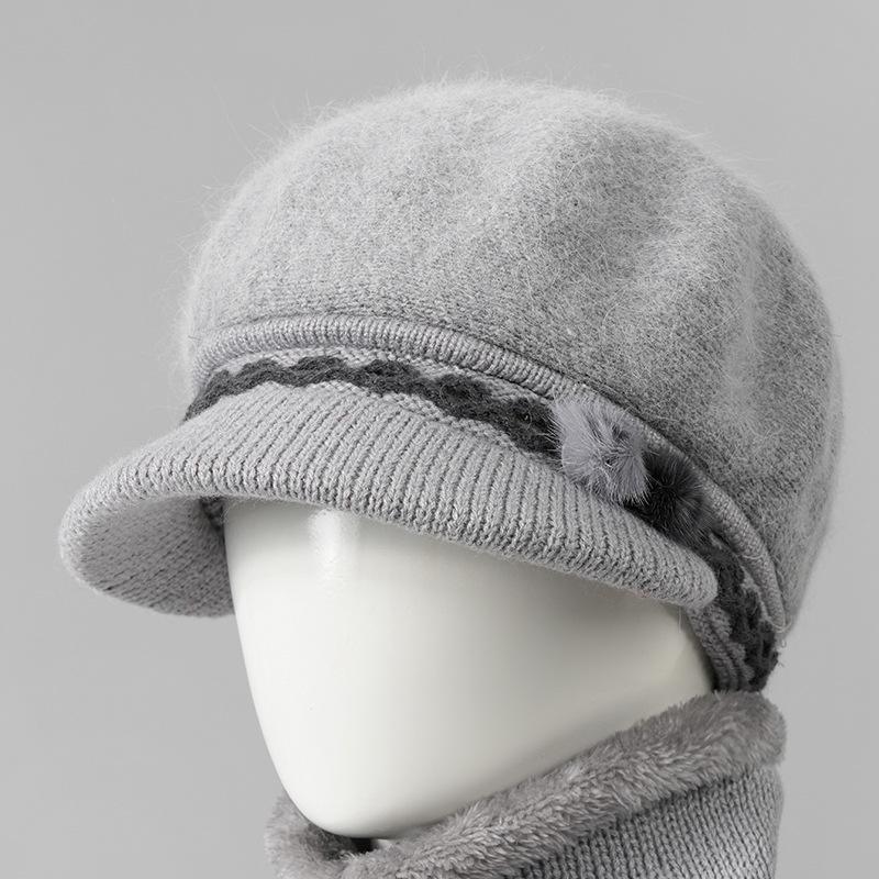 

Шапка женская новая зимняя теплая осенне-зимняя вязаная шерстяная шапка one size is elastic