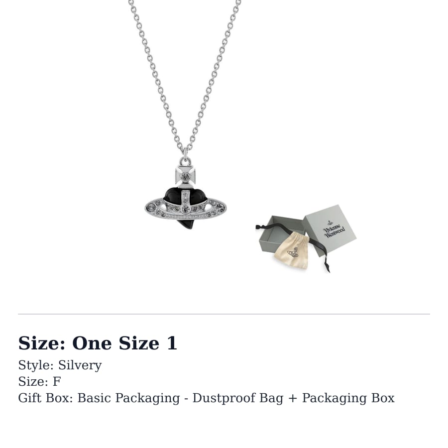 Vivienne Westwood Enamel Brass Necklaces Women`s