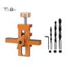 Adjustable Cabinet Door Assembly Tool with Drill Bit Set Portable Cabinet Door Installation Positioner Woodworking Tool
