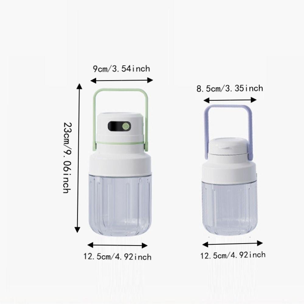 With Two Lids Electric  Fruit Blender Cordless Automatic Juicing Cup BPA-Free Smoothie Maker  Home