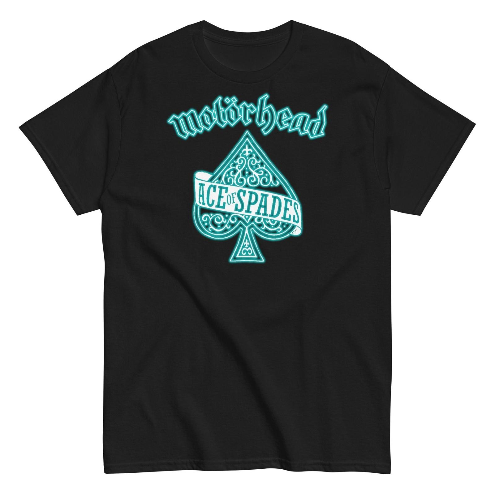 MerchMoment Motorhead - Teal Ace T- T- Black New Unisex T-Shirt XXL