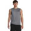 Under Armour Velocity Muscle Ademend Training en Sport Tanktop Heren Tops Grijs 1327972-012