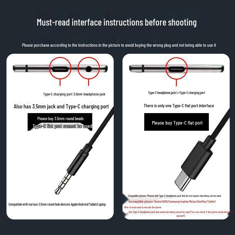 P8 Wired Metal Gaming Headset, Compatible with Apple, OPPO, Huawei Type-C Devices and Universal Computers