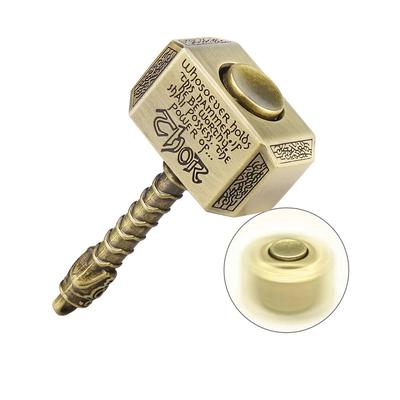 Battle Hammer Fidget Hand Spinner Metal The Mighty Fingertip Keychain Toy Stress Relief Toys for Kids Gifts