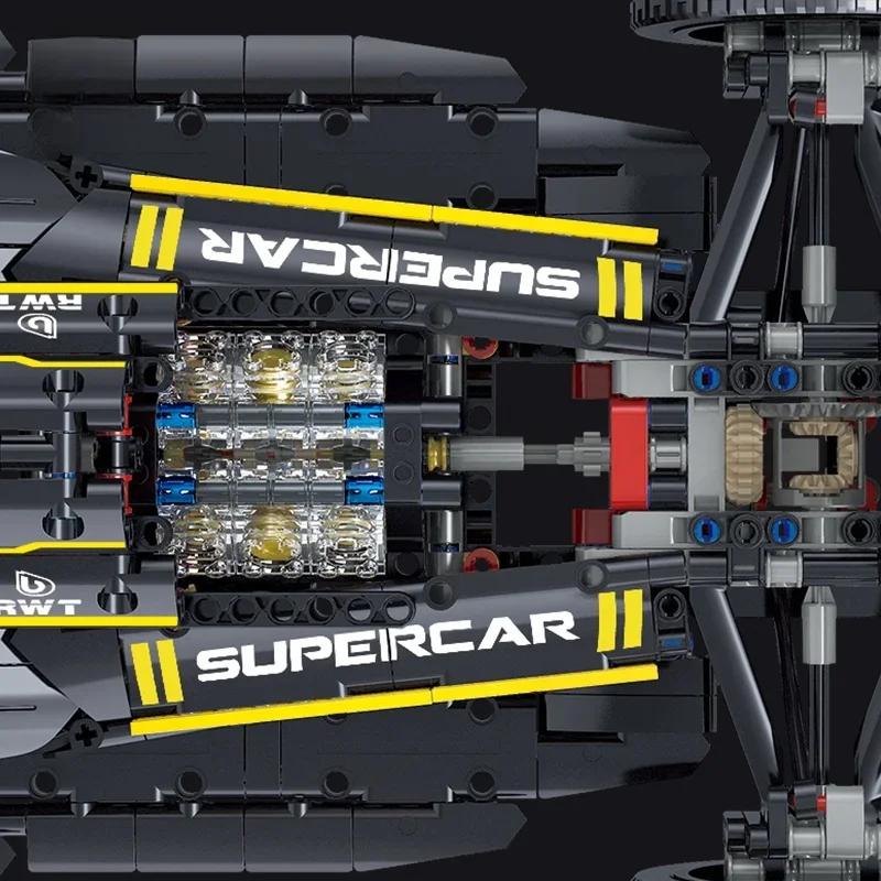 MOC Technical JKC7205 Racing 1:8 Rennfahrer 27 Formel Baustein Fernsteuerung Beleuchtung Rennen Renault F1 Spielzeug Geschenk für Kinder