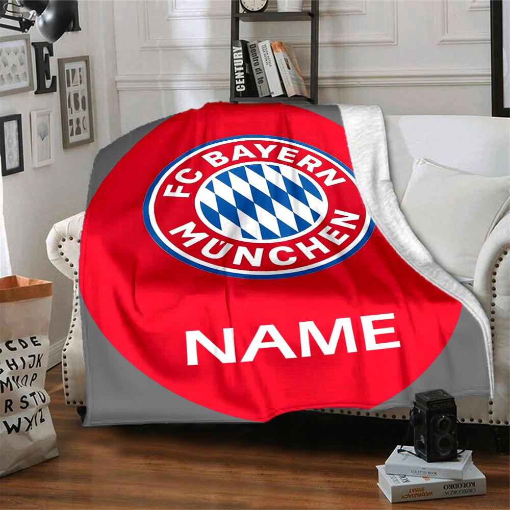 Custom Name "Juventus Crest Badge" Blanket for Couch & Bed, Plush Cozy Fuzzy Blanket Super Soft & Warm Blankets for Fall and Winter. 0908275