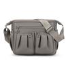 New Trendy One-Shoulder Crossbody Shopping Bag Multi-Compartment Casual Middle-Aged Mother Bag Nylon Cloth Women'S Bag