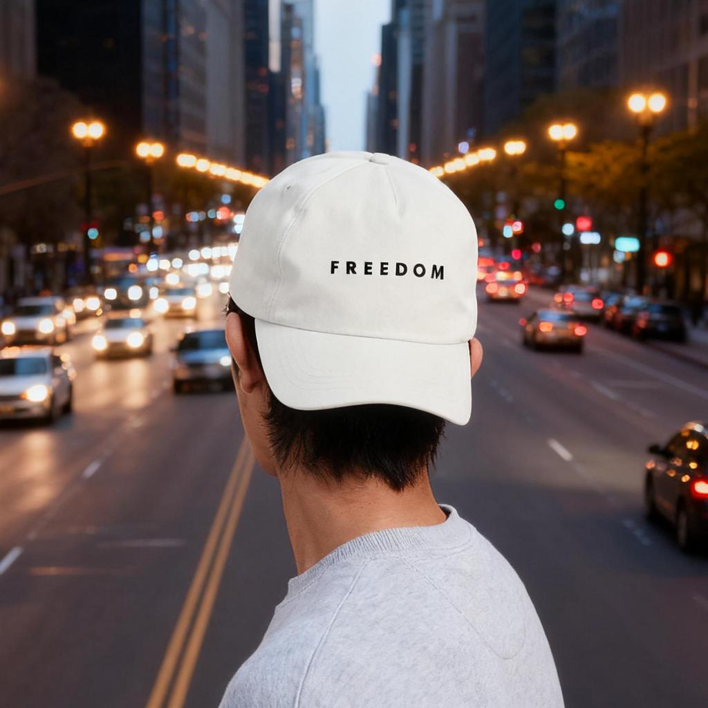 Baseball Hat for Men Sun Protection Headwear Freedom Design Lightweight Adjustable Men's Baseball Hat for Women Girls Boys Youth