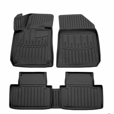 Alfombras Raya 3D (SUDOESTE) (5 piezas, poliuretano) Para Peugeot 308 2014-2021