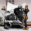 Terence Hill and Bud Spencer printed blanket—lightweight,soft,warm;versatile blanket all seasons—perfect as &air-conditioning throw,nap blanket