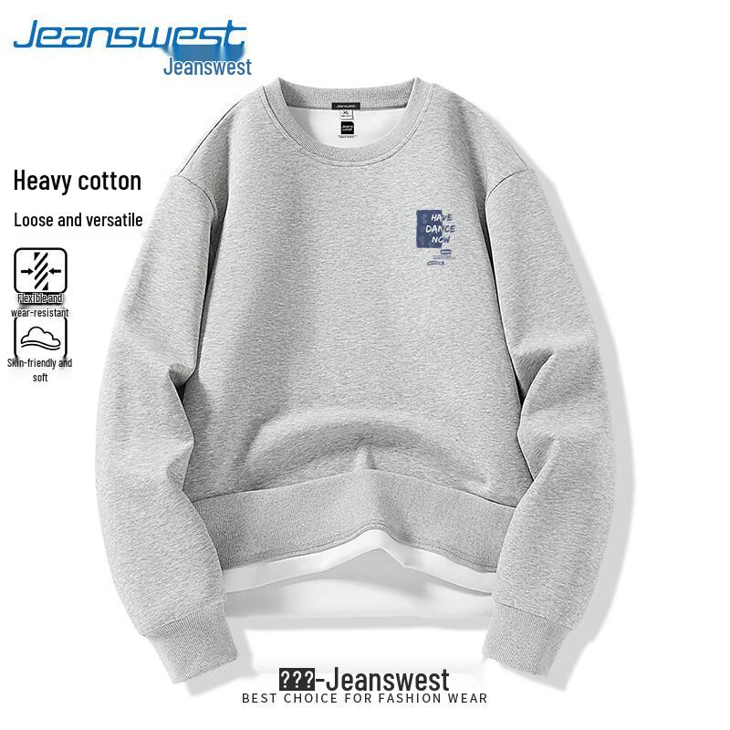 Jeanswest Men's Heavyweight Crewneck Sweatshirt