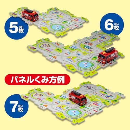 Masudaya Corporation Panel World Running! Fire Truck 8 541-1753