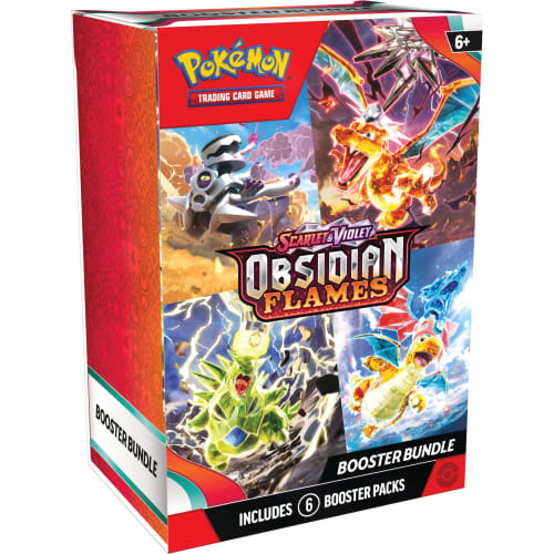 Pokemon Scarlet & Violet 3 Obsidian Fire Booster Bundle, 186-85387