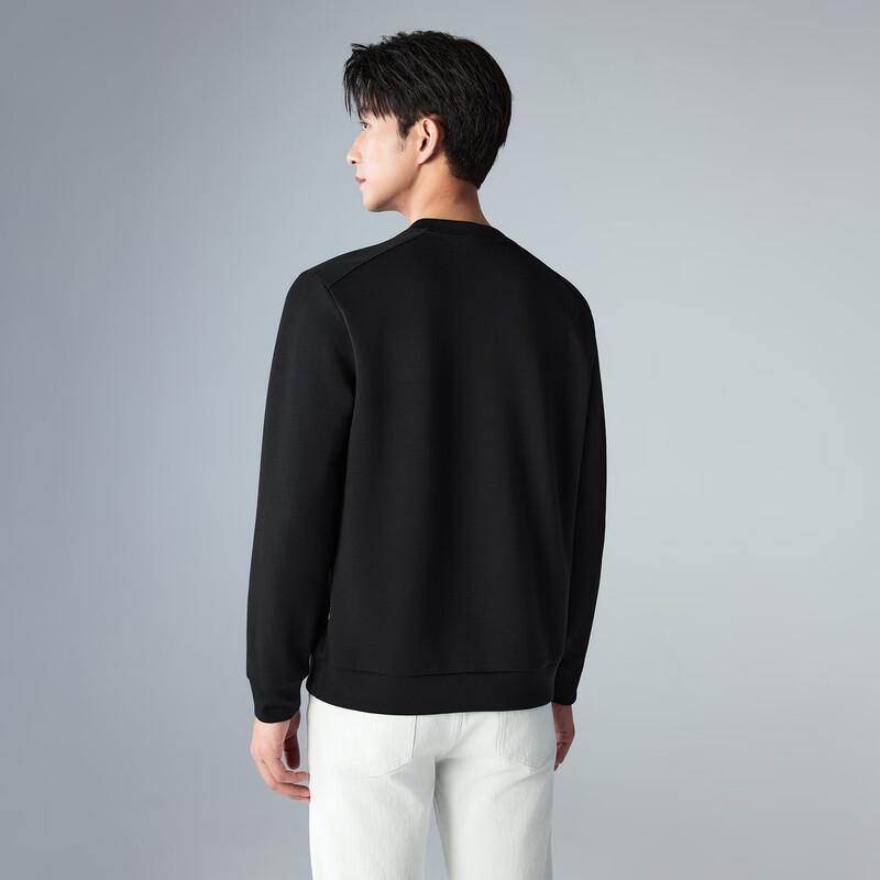 Lilang Men's Air Layer Round Neck Sweatshirt