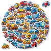 56 Construction Vehicles Cartoon Stickers Childlike Fun Mixer Excavator Waterproof Personalized Stickers