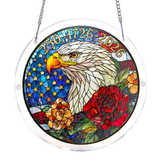 Acrylic Puzzle Suncatcher, Stained Glass Style Window Hanging Ornament, Colorful DIY Sun Catcher S
