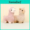 Adorable Llavero de Alpaca Peluche Juguete Lindo Animal Relleno Muñeca Colgante para Bolso 12cm