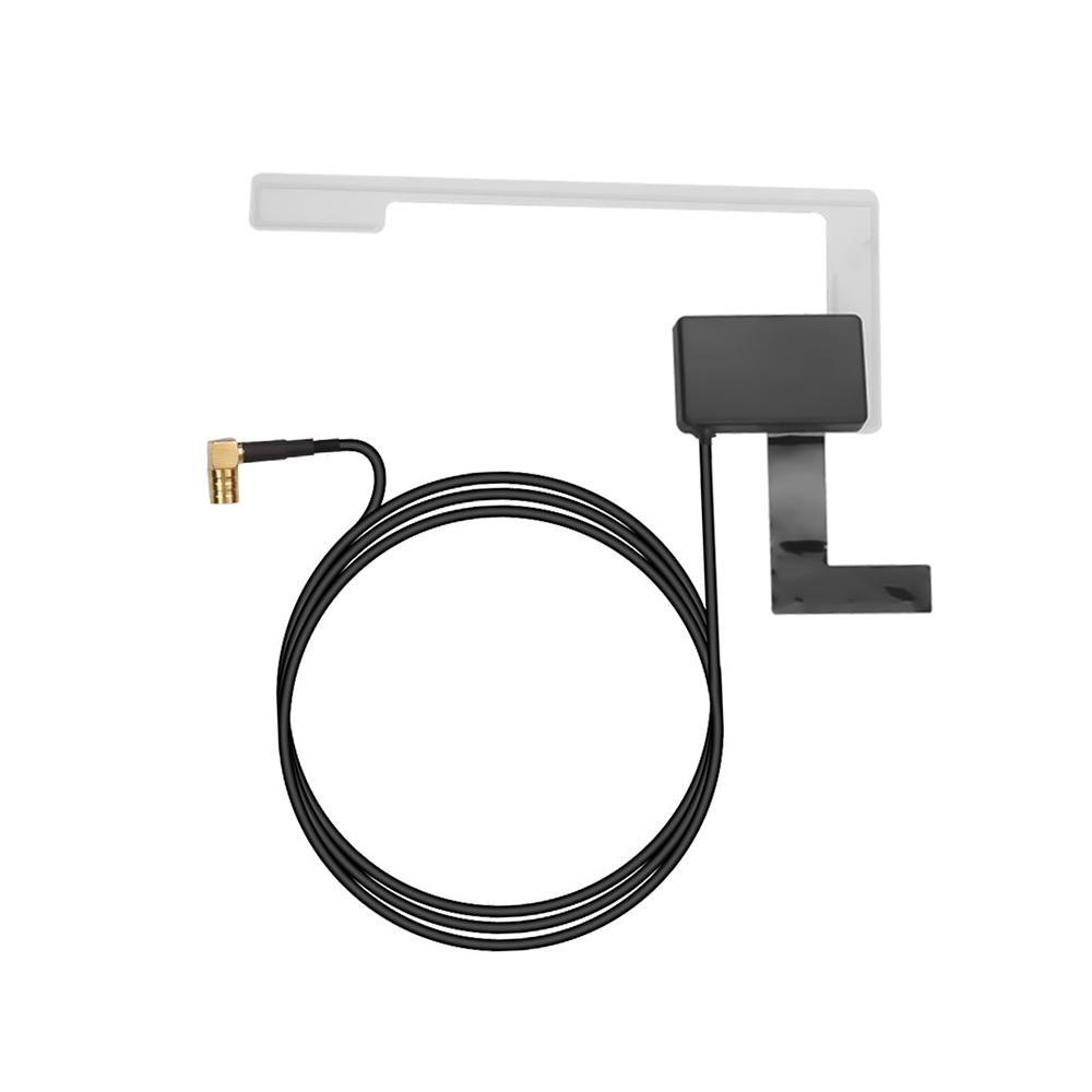 Kebidumei Universal SMA SMB Stecker Fahrzeug Aktive Antenne DAB Digitale Auto Radio Antenne mit RF Verstärker Starke Stabile Signal