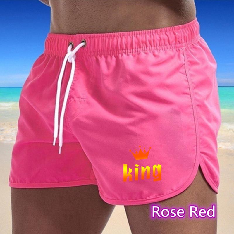 BBK-12 2025 Summer Men's Quick-Drying Swim Trunks Sports Pants Swimwear Beach Shorts Jogging Shorts