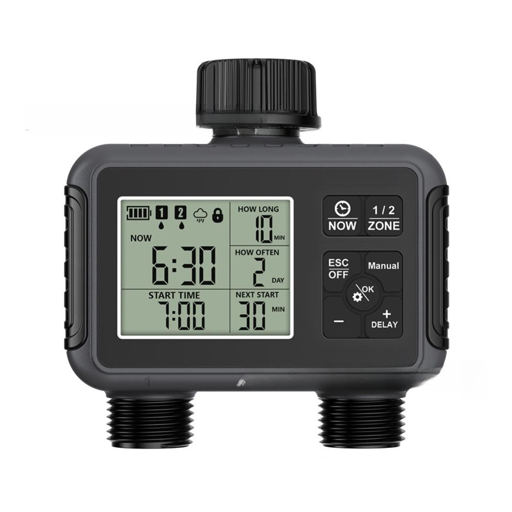 Automatic Sprinkler Garden Faucet Timer For Garden For Outdoor Irrigation IPX5 Waterproof Battery Compartment Seal