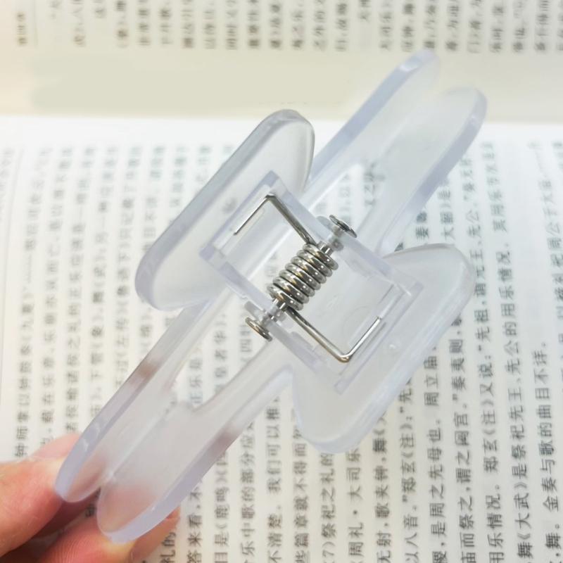 Book Clip for Reading Portable Book Page Holder Book Opener Holder Page Marker Clips Book Reading Accessories