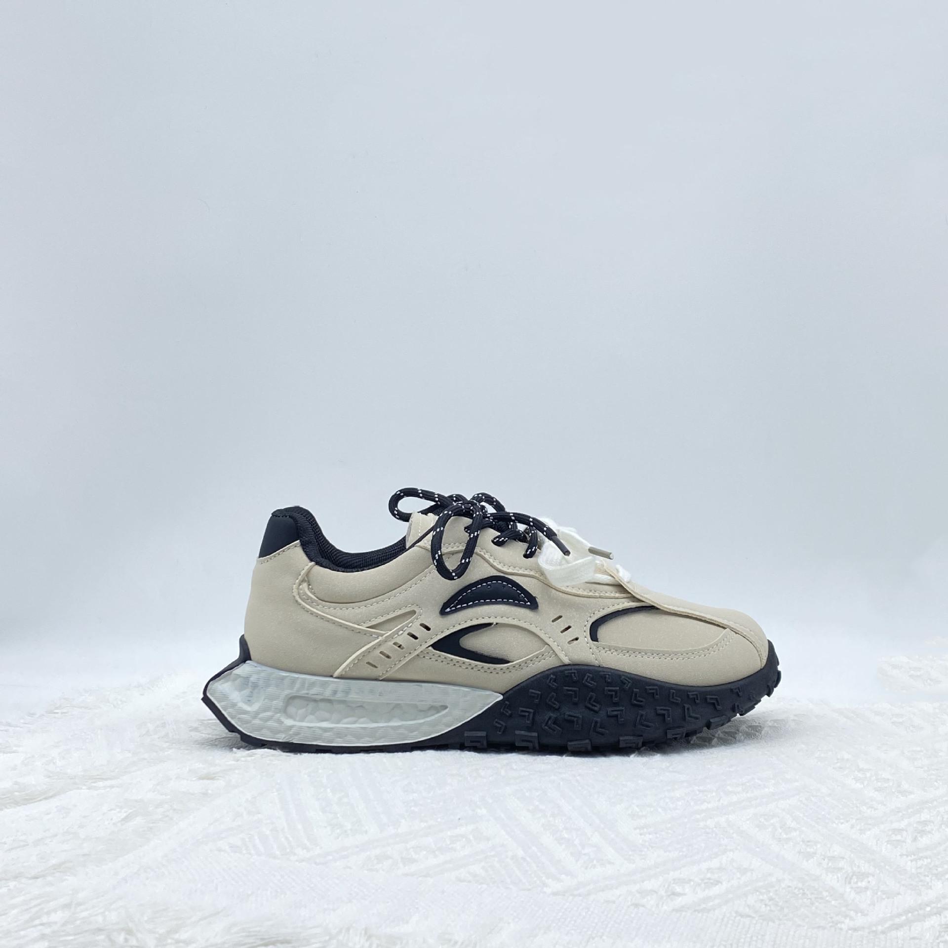 

Platform-soled German training shoes women s 2025 spring and autumn new small height-increasing sports and leisure shoes versatile retro Forrest Gump 40 чорний