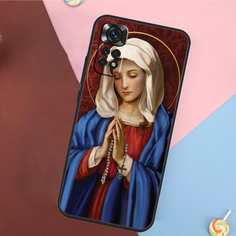 Virgin Mary Cover For Xiaomi Redmi Note 14 13 12 9 10 11 Pro 9S 10S 11S 12S Redmi 14C 10C 12C 13C Case
